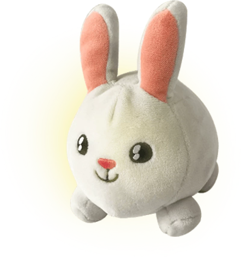 Pabobo Φωτάκι Νυκτός Αγκαλιάς Shakies Rabbit