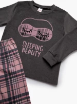 Πυτζάμα "Sleeping Beauty" γκρι (Γκρι)