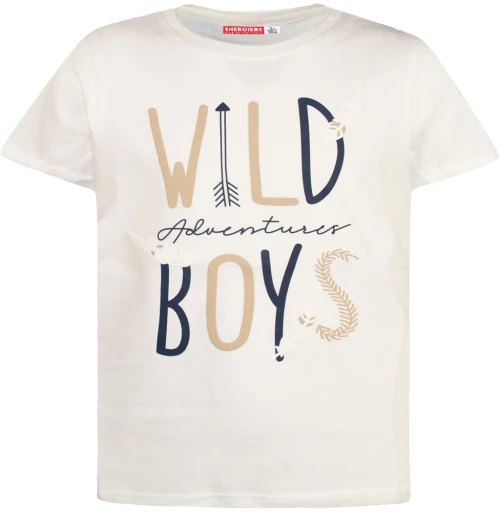 Μπλούζα "Wild Boys" εκρού (Εκρού)