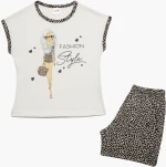 Πυτζάμα "Fashion Style" λευκή (Λευκό)