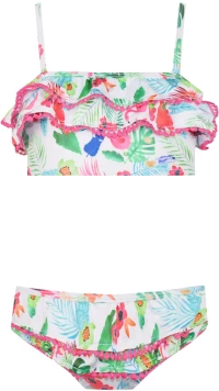 Μπικίνι "Tropical Flamingo" λευκό (Λευκό)