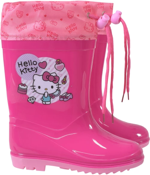 Γαλότσες "Hello Kitty" φούξια (Φούξια)