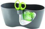 Γλαστράκι & Ψαλιδάκι Πλαστικό Γραφίτης Limes Dublo 25x12x12Cm Marhome