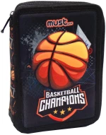 Κασετίνα Διπλή Γεμάτη Must 15x5x21 Basketball Champions