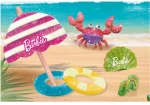 Πλαστελίνη Γκλίτερ Barbie Kit Camper Με 3 Βαζάκια Καρδιά