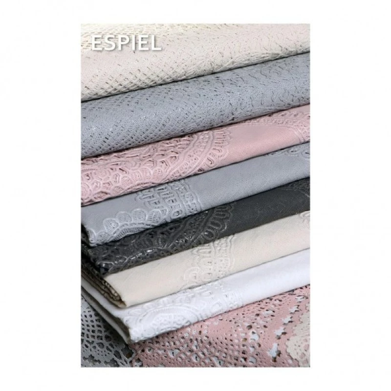 Τραπεζομάντηλο Vinyl Μπεζ 135x135Εκ Espiel