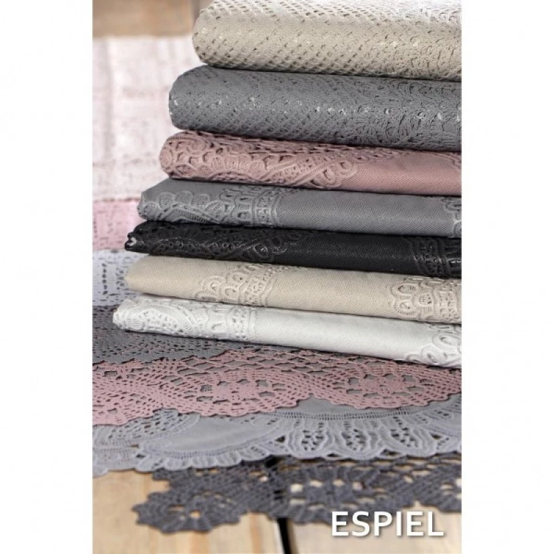 Τραπεζομάντηλο Vinyl Μπεζ 135x135Εκ Espiel