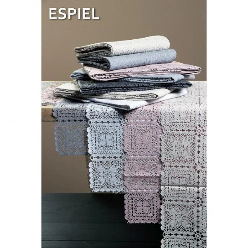 Τραπεζομάντηλο Vinyl Μπεζ 135x135Εκ Espiel