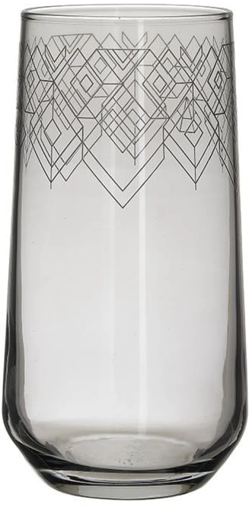 Ποτήρι Νερού Σετ/6 Γκρι 470Cc Δ6.5x15εκ