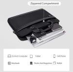 ARCTIC HUNTER τσάντα ώμου GW00022 για laptop 15.6"  8L  μαύρη