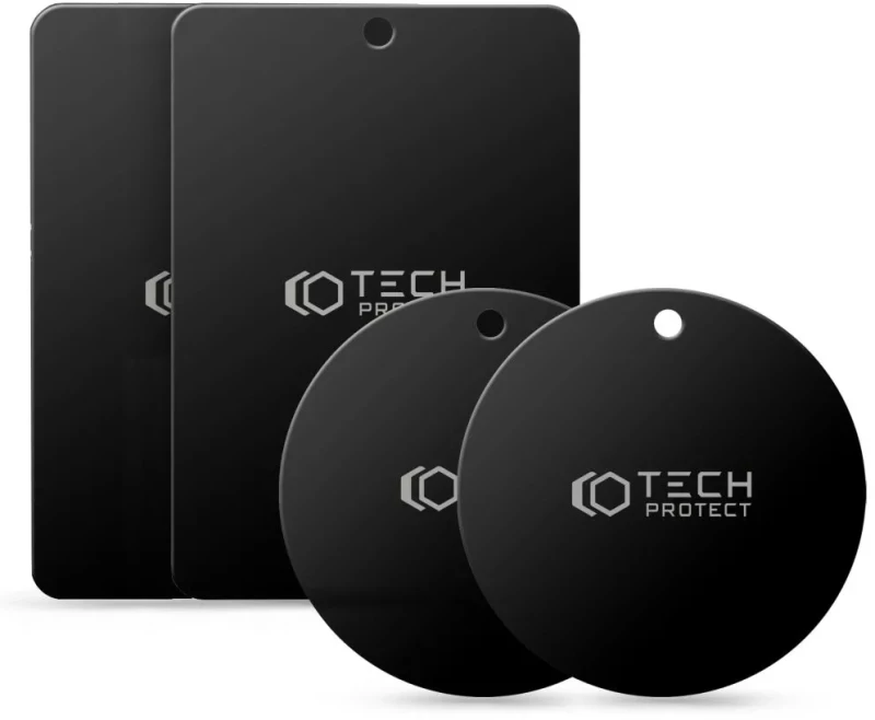 Tech-Protect Metalplate Magnetic Car Mount 4-Pack Black