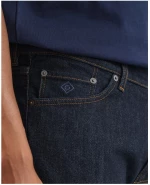 JEANS GANT HAYES SLIM-MID RISE BLUE
