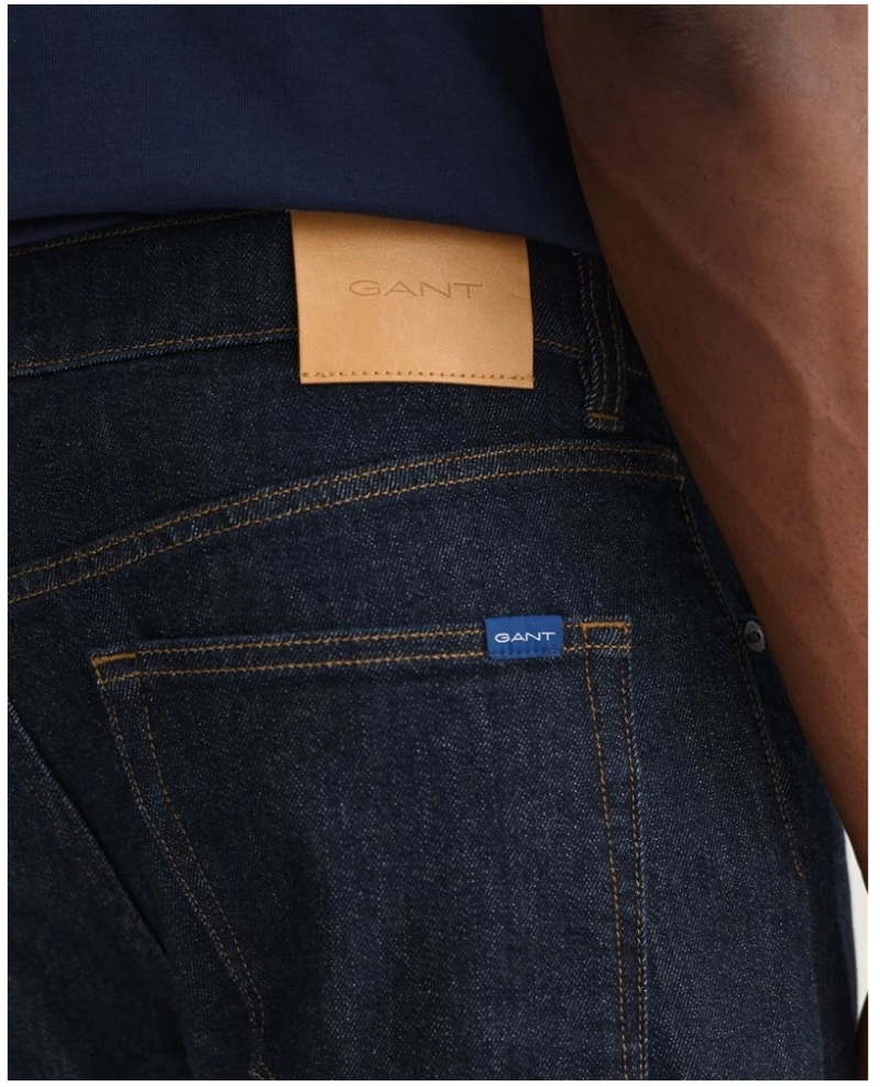 JEANS GANT HAYES SLIM-MID RISE BLUE