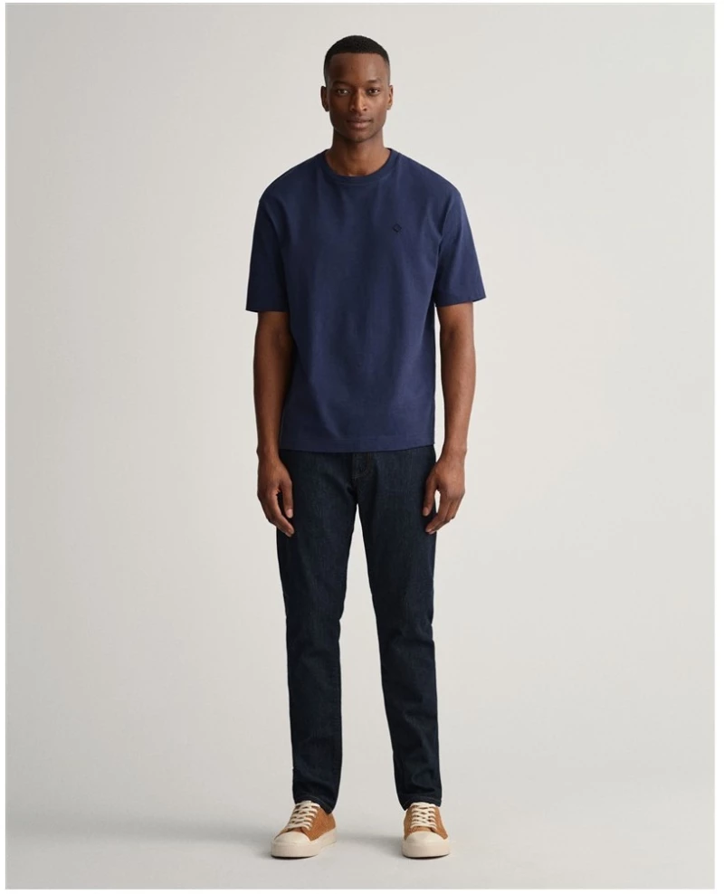 JEANS GANT HAYES SLIM-MID RISE BLUE