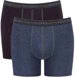 SLOGGI BOXER MEN START SHORT V004 / I4 10206948 - ΠΑΚΕΤΟ 2 ΤΜΧ - ΜΠΛΕ ΜΕΛΑΝΖΕ-ΑΝΘΡΑΚΙ