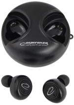 Esperanza EH228K In-ear Bluetooth Handsfree Ακουστικά με Θήκη Φόρτισης Μαύρα