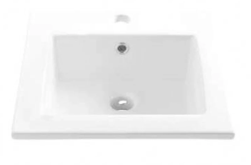 Drop Verona 40 Slim White Gloss - Πάγκος με Νιπτήρα & Καθρεφτης