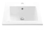 Drop Verona 40 Slim White Gloss - Πάγκος με Νιπτήρα & Καθρεφτης