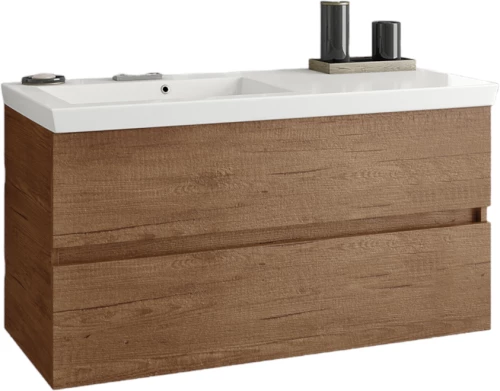 Luxus 100 Pl Wood - Βάση Επίπλου Με Νιπτήρα (100x44)