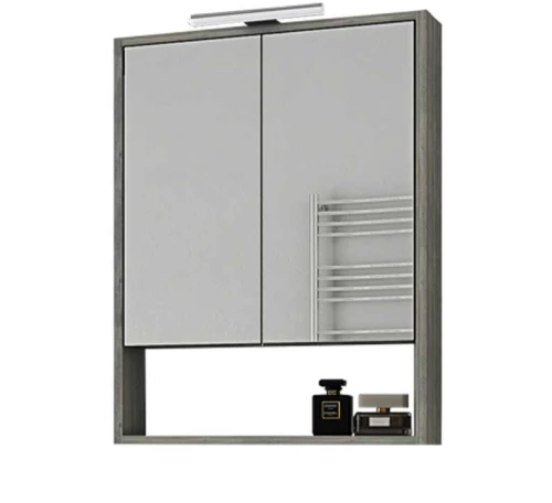 Instinct Smoked Oak 65 - Καθρέπτης Με Ντουλάπι (58x14x70)