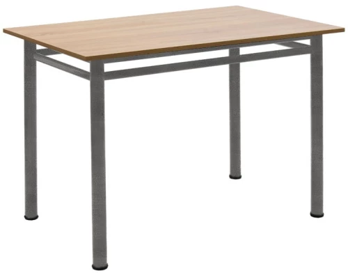 340131 ΤΡΑΠΕΖΙ DEXTER PAKOWORLD ΔΡΥΣ-ΠΟΔΙ ΓΚΡΙ ΣΦΥΡΗΛΑΤΟ 100X60X77ΕΚ