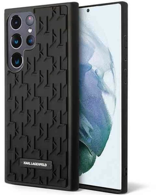 Karl Lagerfeld KLHCS23LRUPKLPK θήκη για S23 Ultra hardcase black/black 3D Monogram*