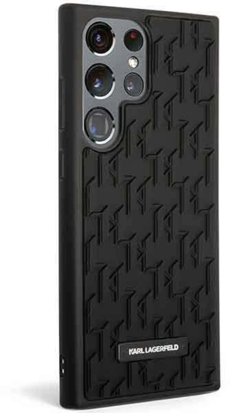 Karl Lagerfeld KLHCS23LRUPKLPK θήκη για S23 Ultra hardcase black/black 3D Monogram*