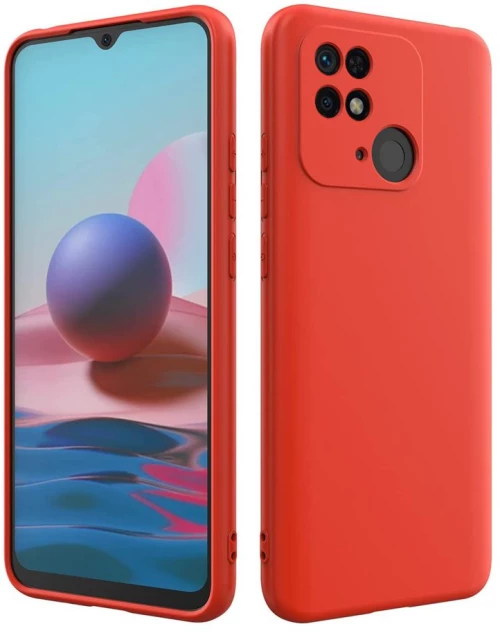 Silicone Case Θήκη για Xiaomi Redmi 10C red*