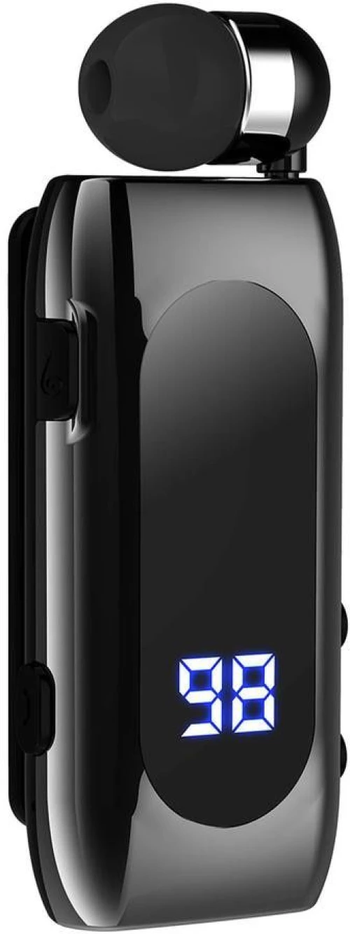 K55 RETRACTABLE VIBRATION BLUETOOTH HEADSET BLACK*