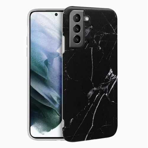 Wozinsky Marble TPU case cover Θήκη για Samsung Galaxy S21+ 5G (S21 Plus 5G) black