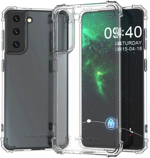 Wozinsky Anti Shock durable case with Military Grade Protection Θήκη για Samsung Galaxy S21+ 5G transparent