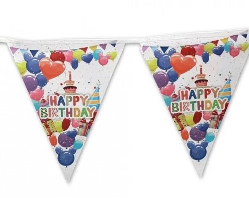 Γιρλάντα Happy Birthday μπαλόνια 300cm
