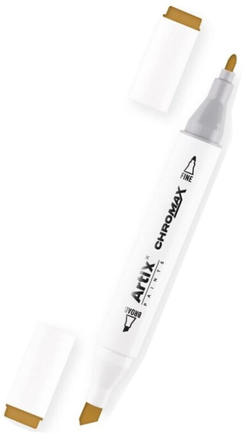Μαρκαδόρος οινοπνεύματος Artix Chromax με διπλή μύτη Walnut