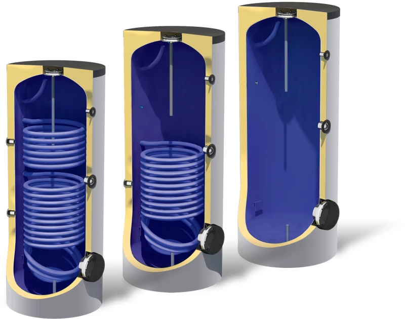 Nobel  Boiler Λεβητοστασίου Glass 1000lt με 2Εναλλάκτες