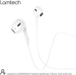 LAMTECH HANDSFREE STEREO 3,5mm JACK WITH MIC WHITE