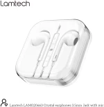 LAMTECH HANDSFREE STEREO 3,5mm JACK WITH MIC WHITE
