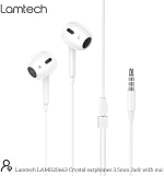 LAMTECH HANDSFREE STEREO 3,5mm JACK WITH MIC WHITE