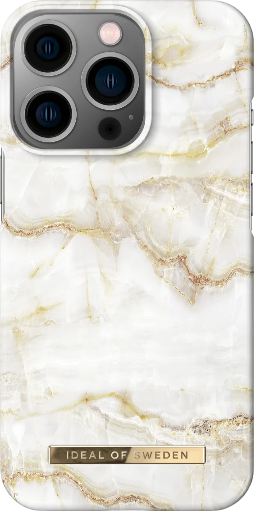 IDEAL OF SWEDEN Θήκη Fashion iPhone 13 Pro Golden Pearl Marble IDFCSS20-I2161P-194