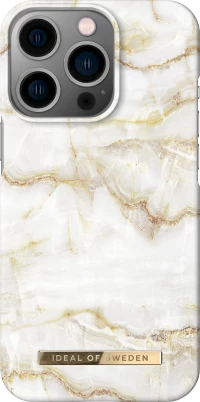 IDEAL OF SWEDEN Θήκη Fashion iPhone 13 Pro Golden Pearl Marble IDFCSS20-I2161P-194