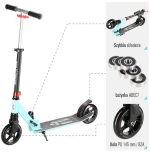 NILS EXTREME SCOOTER HM2160 ΜΑΥΡΟ/ΓΑΛΑΖΙΟ