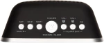 AIWA DUAL ALARM CLOCK RADIO WITH 2 CHARGING USB PORTS BLACK