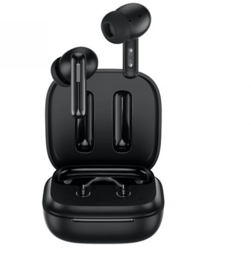 QCY T13 ANC In-ear Bluetooth Handsfree Ακουστικά με Θήκη Φόρτισης Μαύρα