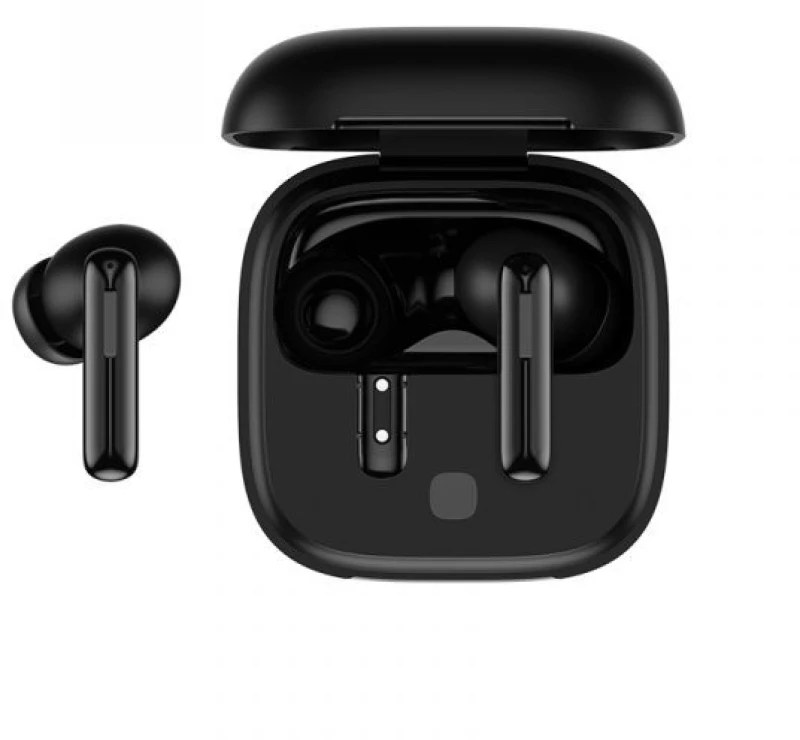QCY T13 ANC In-ear Bluetooth Handsfree Ακουστικά με Θήκη Φόρτισης Μαύρα