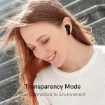 QCY T13 ANC In-ear Bluetooth Handsfree Ακουστικά με Θήκη Φόρτισης Μαύρα