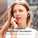 QCY T13 ANC In-ear Bluetooth Handsfree Ακουστικά με Θήκη Φόρτισης Μαύρα