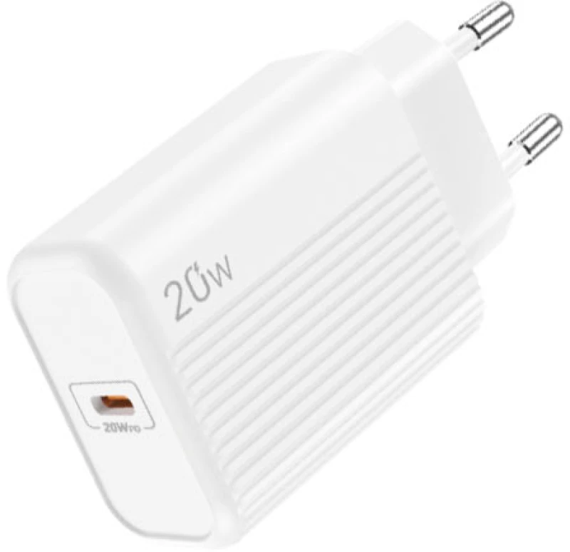 LAMTECH FAST CHARGER TYPE-C PD20W WHITE