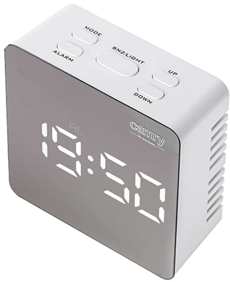 CAMRY LED ALARM CLOCK WHITE