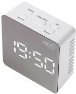 CAMRY LED ALARM CLOCK WHITE