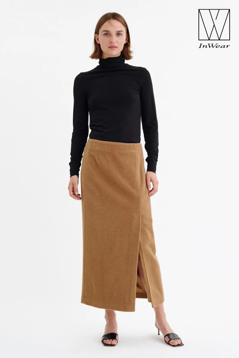 Μαύρη ζιβάγκο μπλούζα Fondal Inwear Μαύρο
