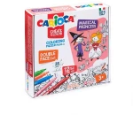 CARIOCA PUZZLE 2ΣΕ1 ΧΡΩΜΑΤΙΖΩ "MAGICAL PRINCESS" 35 ΤΕΜ. 70X35ΕΚ.